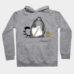 B kliban cat & dog 2 Hoodie